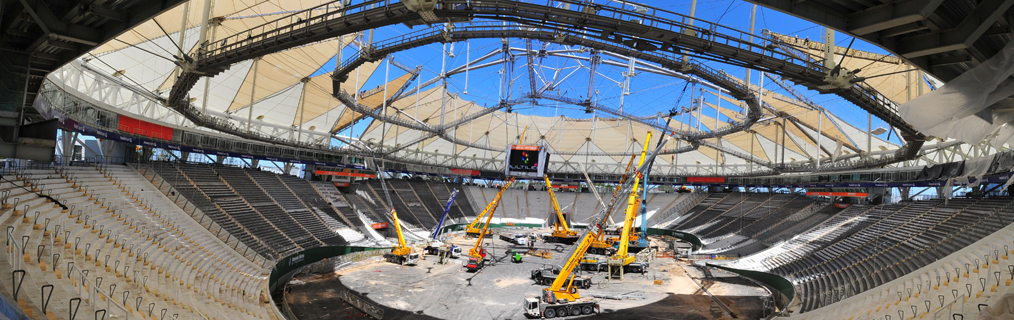 techado del estadio unico