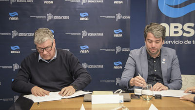 firma de convenio entre ARS y ABSA